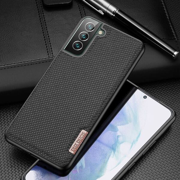 Dux Ducis Dux Ducis Fino etui pokrowiec pokryty nylonowym materiałem Samsung Galaxy S22+ (S22 Plus) zielony