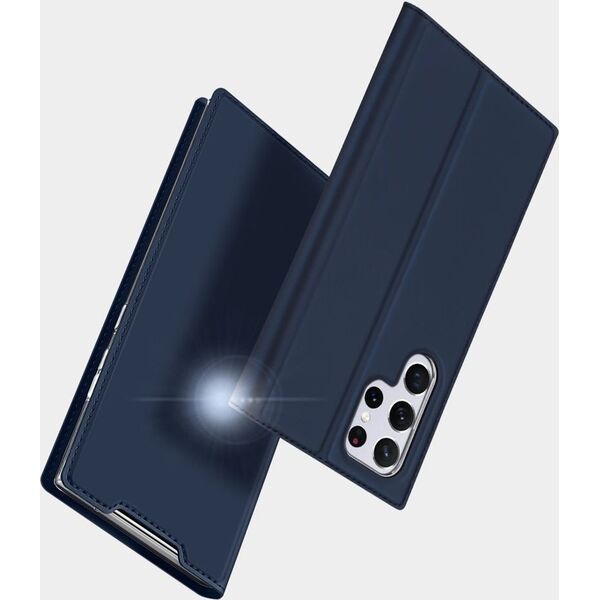 Dux Ducis Dux Ducis Skin Pro kabura etui pokrowiec z klapką Samsung Galaxy S22 Ultra złoty
