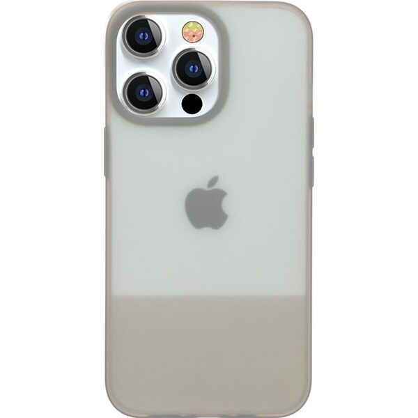 Kingxbar Kingxbar Plain Series etui pokrowiec do iPhone 13 Pro Max silikonowa obudowa szary