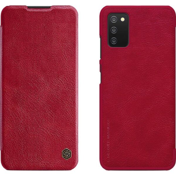 Nillkin Etui Nillkin QIN do Samsung Galaxy A03s EU (Czerwone) uniwersalny