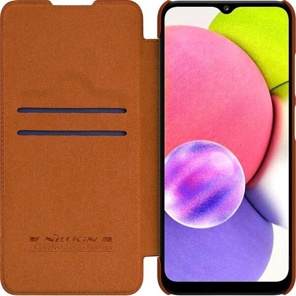 Nillkin Etui Nillkin QIN do Samsung Galaxy A03s EU (Czerwone) uniwersalny