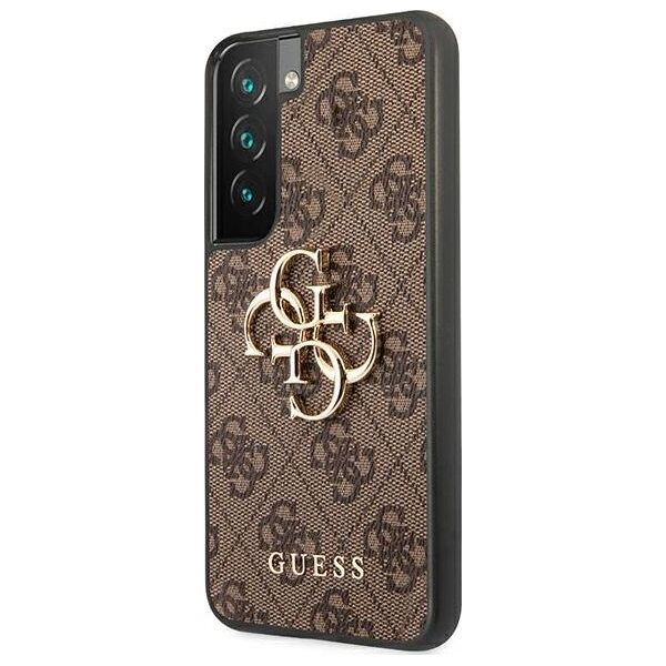 Guess Guess GUHCS22S4GMGBR S901 S22 brązowy/brown hardcase 4G Big Metal Logo