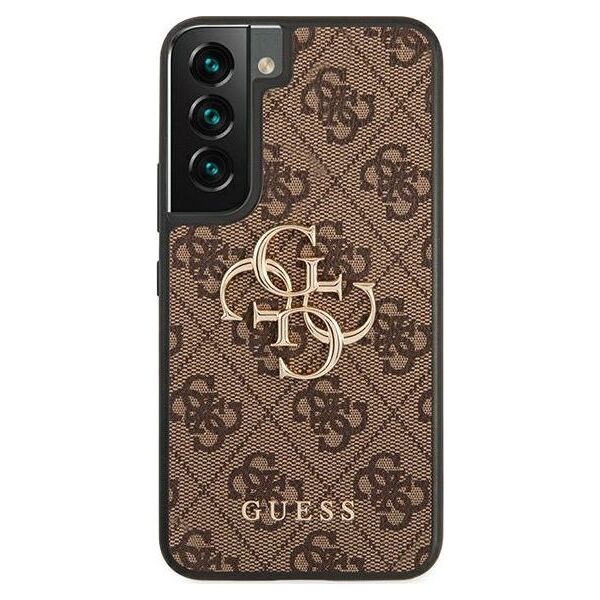 Guess Guess GUHCS22S4GMGBR S901 S22 brązowy/brown hardcase 4G Big Metal Logo