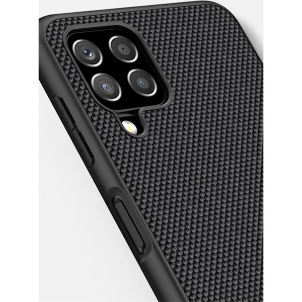 Nillkin Nillkin Textured Case wytrzymałe wzmocnione etui z żelową ramką i nylonem na tyle Samsung Galaxy A22 4G czarny
