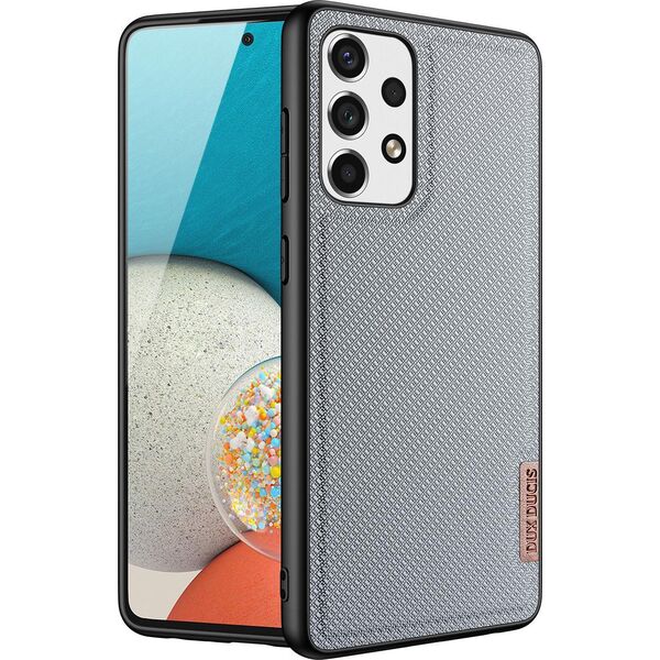 Dux Ducis Dux Ducis Fino etui pokrowiec pokryty nylonowym materiałem Samsung Galaxy A73 niebieski
