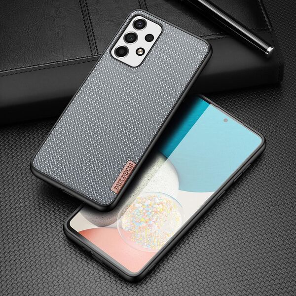 Dux Ducis Dux Ducis Fino etui pokrowiec pokryty nylonowym materiałem Samsung Galaxy A73 niebieski
