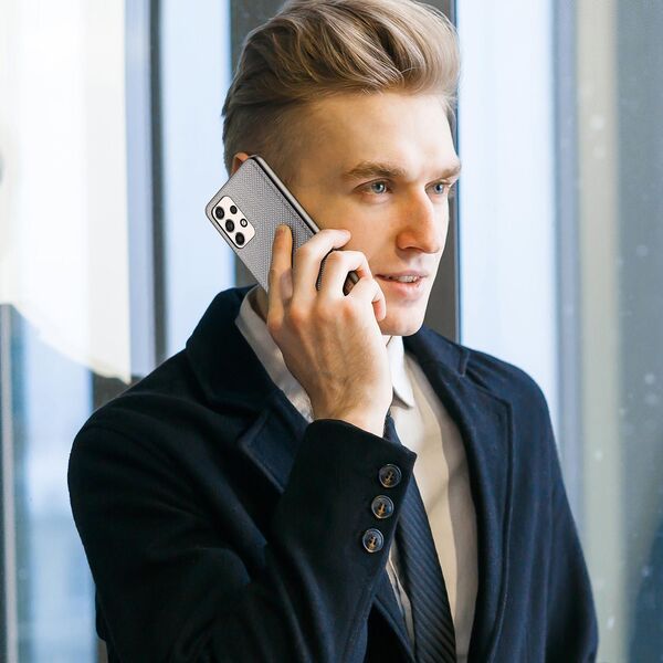 Dux Ducis Dux Ducis Fino etui pokrowiec pokryty nylonowym materiałem Samsung Galaxy A73 niebieski