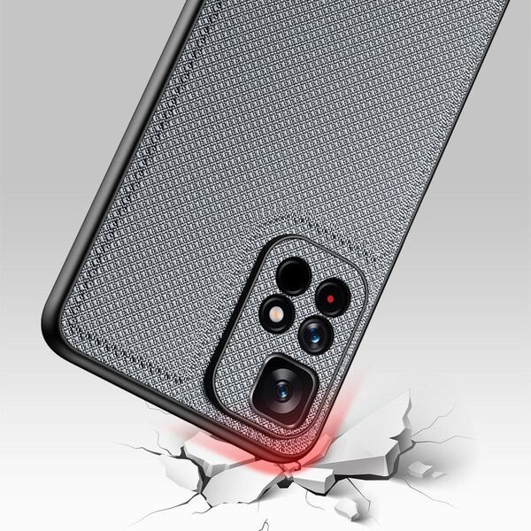 Dux Ducis Dux Ducis Fino etui pokrowiec pokryty nylonowym materiałem Poco M4 Pro 5G niebieski