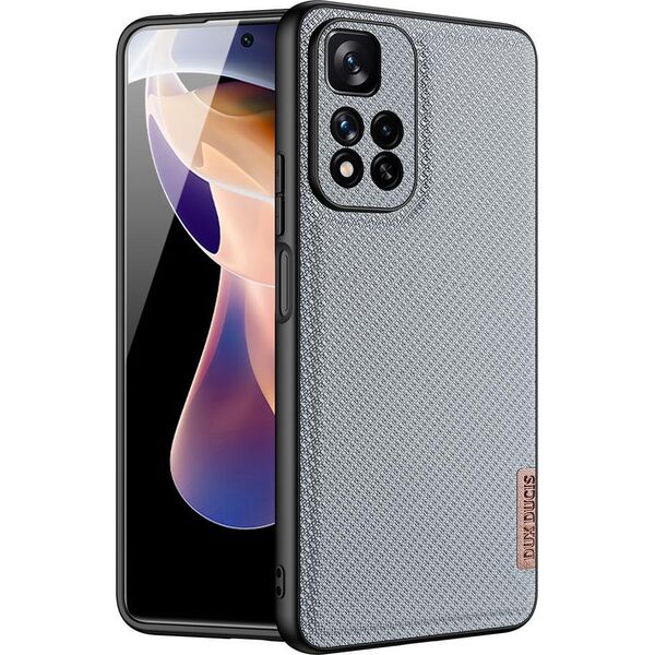 Dux Ducis Dux Ducis Fino etui pokrowiec pokryty nylonowym materiałem Xiaomi Poco X4 NFC 5G niebieski