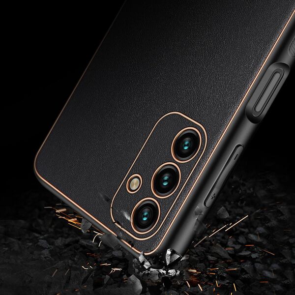 Dux Ducis Dux Ducis Yolo eleganckie etui pokrowiec ze skóry ekologicznej Samsung Galaxy A13 5G czarny