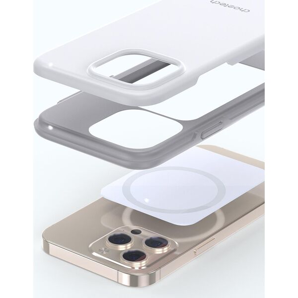 Choetech Choetech MFM Anti-drop case etui do iPhone 13 Pro biały (PC0113-MFM-WH)