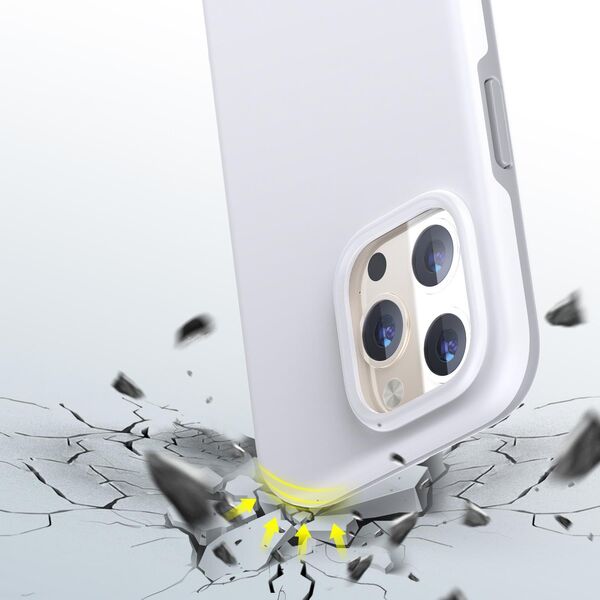Choetech Choetech MFM Anti-drop case etui do iPhone 13 Pro biały (PC0113-MFM-WH)