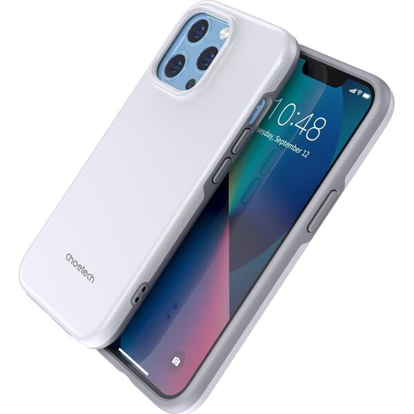 Choetech Choetech MFM Anti-drop case etui do iPhone 13 Pro biały (PC0113-MFM-WH)