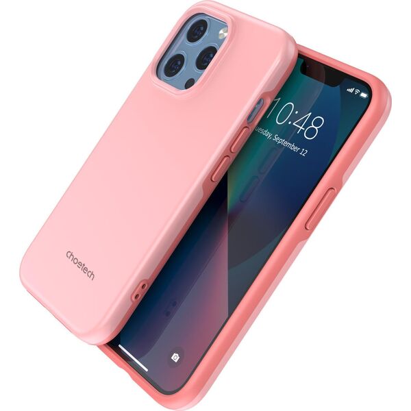 Choetech Choetech MFM Anti-drop case etui do iPhone 13 Pro Max różowy (PC0114-MFM-PK)