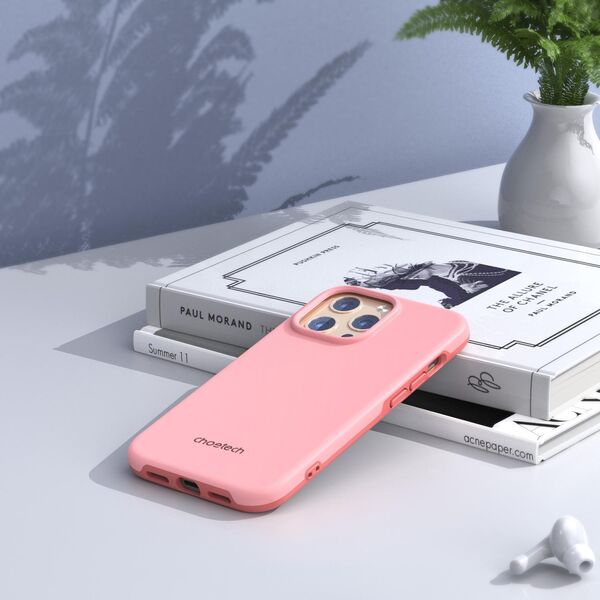 Choetech Choetech MFM Anti-drop case etui do iPhone 13 Pro Max różowy (PC0114-MFM-PK)