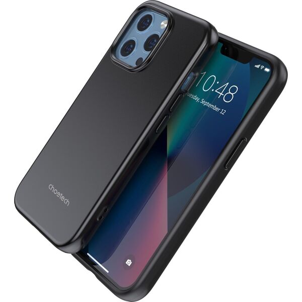 Choetech Choetech MFM Anti-drop case etui do iPhone 13 Pro czarny (PC0113-MFM-BK)
