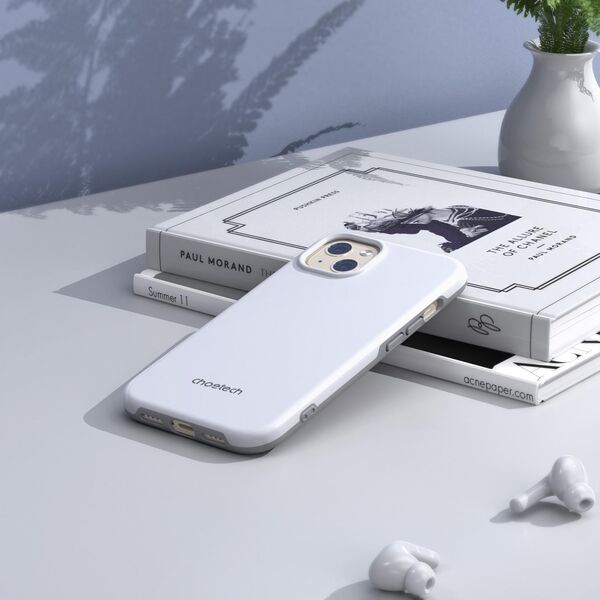 Choetech Choetech MFM Anti-drop case etui Made For MagSafe do iPhone 13 mini biały (PC0111-MFM-WH)