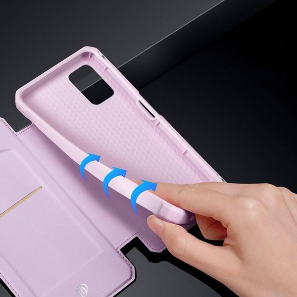 Dux Ducis DUX DUCIS Skin X kabura etui pokrowiec z klapką Samsung Galaxy A03s różowy