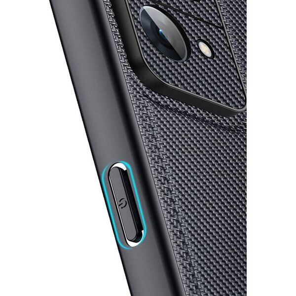Dux Ducis Dux Ducis Fino etui pokrowiec pokryty nylonowym materiałem Oppo Reno7 Pro 5G czarny