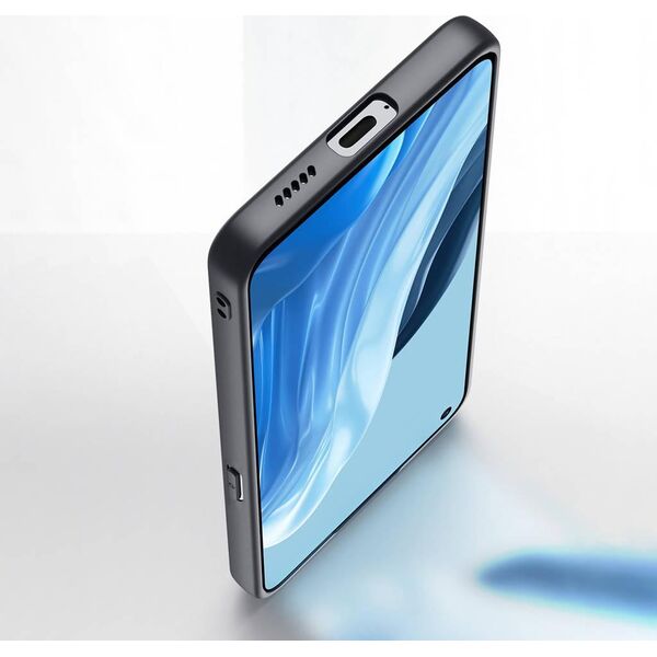 Dux Ducis Dux Ducis Fino etui pokrowiec pokryty nylonowym materiałem Oppo Reno7 Pro 5G czarny