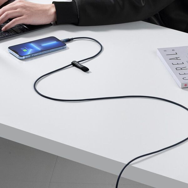 Kabel USB Baseus USB-C - Lightning 1 m Niebieski (CATS000003)
