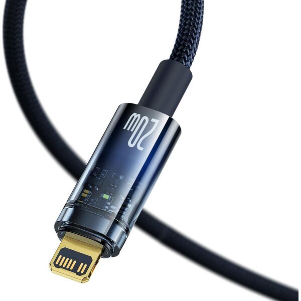 Kabel USB Baseus USB-C - Lightning 1 m Niebieski (CATS000003)