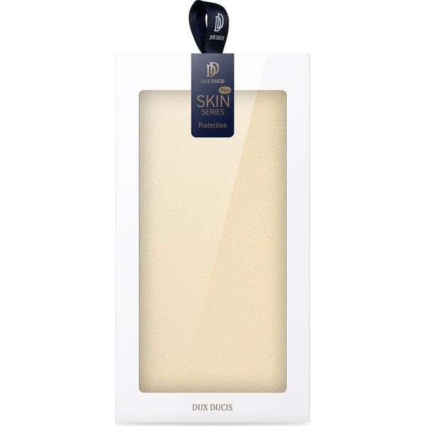 Dux Ducis Dux Ducis Skin Pro kabura etui pokrowiec z klapką iPhone 14 Max złoty