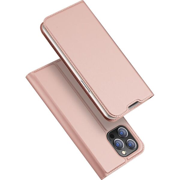 Dux Ducis Dux Ducis Skin Pro kabura etui pokrowiec z klapką iPhone 14 Pro różowy