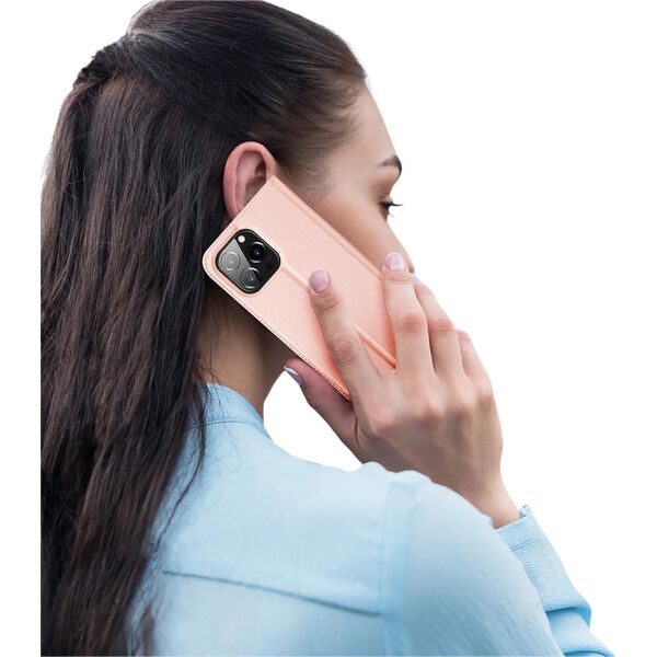 Dux Ducis Dux Ducis Skin Pro kabura etui pokrowiec z klapką iPhone 14 Pro różowy
