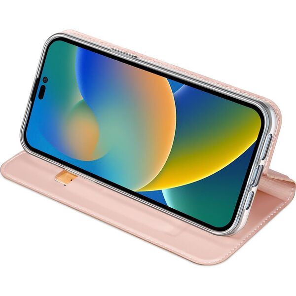 Dux Ducis Dux Ducis Skin Pro kabura etui pokrowiec z klapką iPhone 14 Pro różowy