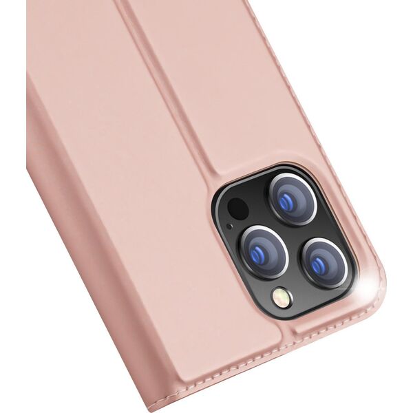 Dux Ducis Dux Ducis Skin Pro kabura etui pokrowiec z klapką iPhone 14 Pro różowy