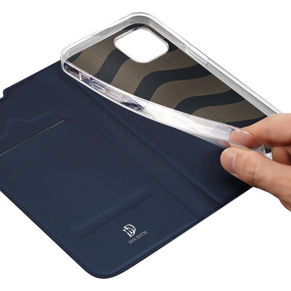 Dux Ducis Dux Ducis Skin Pro kabura etui pokrowiec z klapką iPhone 14 Max niebieski