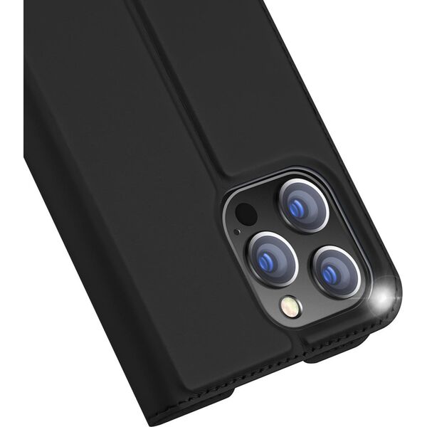 Dux Ducis Dux Ducis Skin Pro kabura etui pokrowiec z klapką iPhone 14 Pro Max czarny
