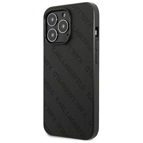 Karl Lagerfeld Karl Lagerfeld KLHCP13XPTLK iPhone 13 Pro Max 6,7" hardcase czarny/black Perforated Allover