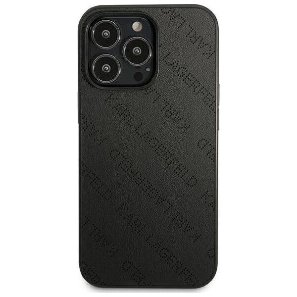 Karl Lagerfeld Karl Lagerfeld KLHCP13XPTLK iPhone 13 Pro Max 6,7" hardcase czarny/black Perforated Allover