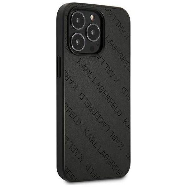 Karl Lagerfeld Karl Lagerfeld KLHCP13XPTLK iPhone 13 Pro Max 6,7" hardcase czarny/black Perforated Allover