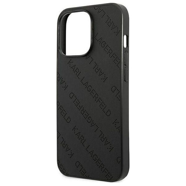 Karl Lagerfeld Karl Lagerfeld KLHCP13XPTLK iPhone 13 Pro Max 6,7" hardcase czarny/black Perforated Allover
