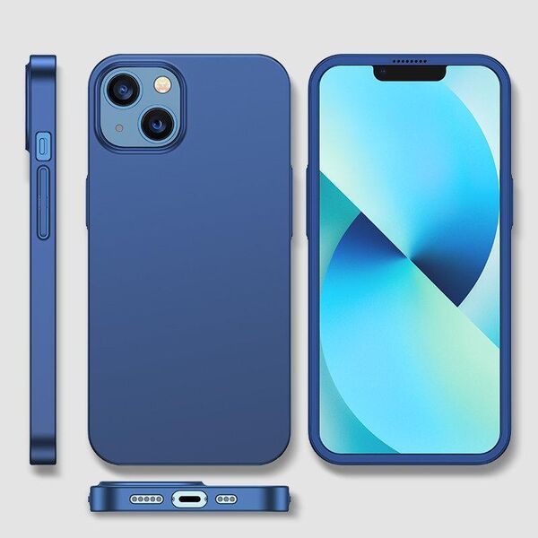 Joyroom Joyroom 360 Full Case etui pokrowiec do iPhone 13 obudowa na tył i przód + szkło hartowane niebieski (JR-BP927 blue)