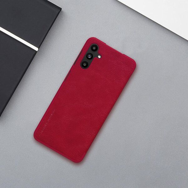 Nillkin Nillkin Qin skórzana kabura etui Samsung Galaxy A13 5G brązowy