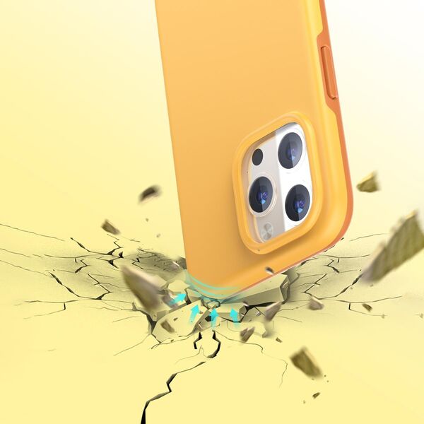 Choetech Choetech etui pokrowiec iPhone 13 Pro Max pomarańczowy (PC0114-MFM-YE)