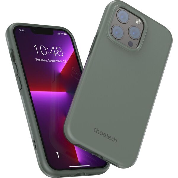 Choetech Choetech MFM Anti-drop case etui Made For MagSafe do iPhone 13 Pro zielony (PC0113-MFM-GN)