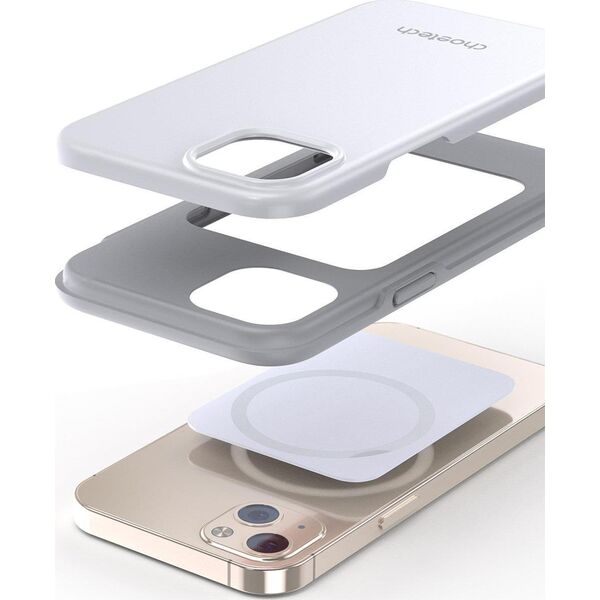 Choetech Choetech MFM Anti-drop case etui Made For MagSafe do iPhone 13 biały (PC0112-MFM-WH)
