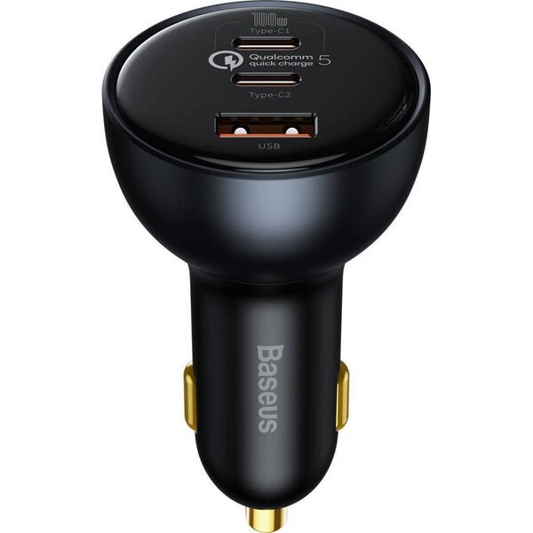 Ładowarka Baseus TZCCZM-0G 1x USB-A 2x USB-C 5 A  (BSU3243GRY)