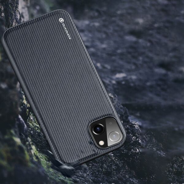 Dux Ducis Dux Ducis Fino etui pokrowiec pokryty nylonowym materiałem iPhone 14 Max czerwony