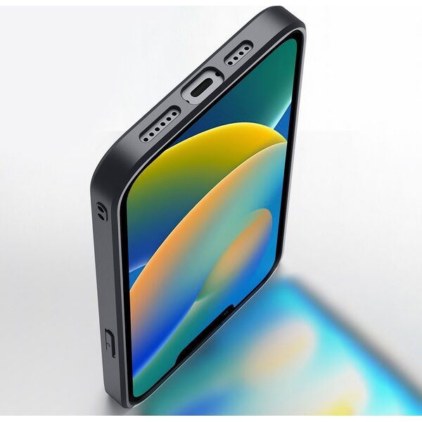 Dux Ducis Dux Ducis Fino etui pokrowiec pokryty nylonowym materiałem iPhone 14 Max czerwony