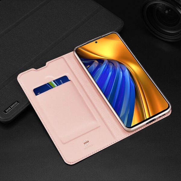 Dux Ducis Dux Ducis Skin Pro kabura etui pokrowiec z klapką Xiaomi Poco F4 5G różowy