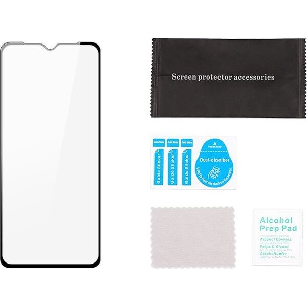 Dux Ducis Dux Ducis 9D Tempered Glass wytrzymałe szkło hartowane 9H na cały ekran z ramką Realme C31 czarny (case friendly)