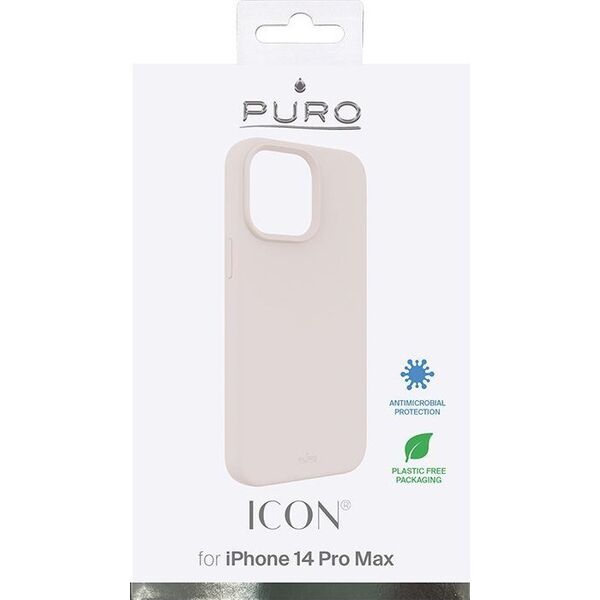 Puro PURO ICON Cover - Etui iPhone 14 Pro Max (piaskowy róż)