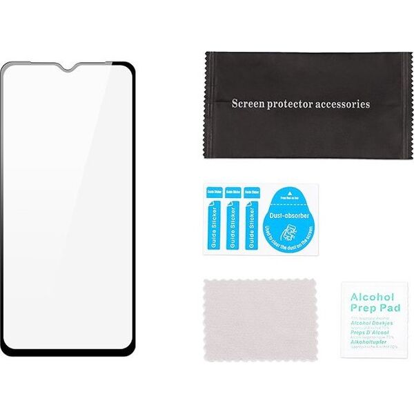 Dux Ducis Dux Ducis 9D Tempered Glass wytrzymałe szkło hartowane 9H na cały ekran z ramką Realme C35 czarny (case friendly)