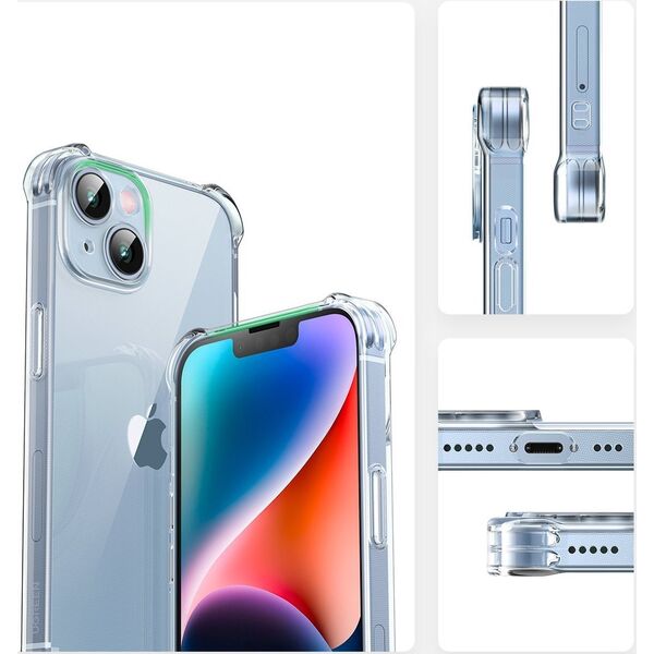 Ugreen Ugreen żelowe etui ze wzmocnionymi narożnikami Bright Cushion Protective Case do iPhone 14 Plus przezroczyste (LP602)
